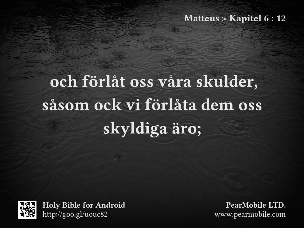 Matteus, Kapitel 6:12